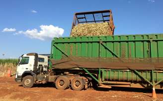 Cana é carregada em caminhão para ser levada a usina de açúcar em Bebedouro
01/05/2018 REUTERS/Marcelo Teixeira