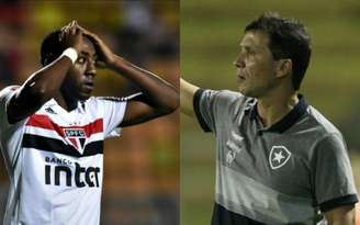 São Paulo e Botafogo estão com vagas paras as fases finais dos estaduais ameaçadas (Foto: Montagem/LANCE!)