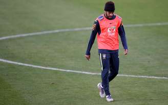 Neymar durante treino da seleção brasileira na Granja Comary, em Teresópolis
04/06/2019
REUTERS/Ricardo Moraes