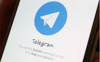 Logo do aplicativo do serviço de mensagens Telegram 
13/04/2018
REUTERS/Ilya Naymushin
