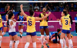 A Seleção feminina de vôlei não encontrou dificuldades para vencer Porto Rico (Foto: Divulgação/CBV)