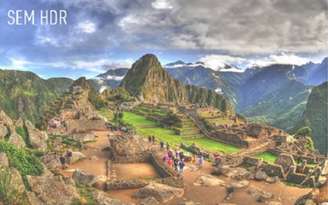 Sem HDR, imagem fica 'pálida' e sem contraste