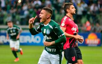 Palmeiras venceu Athletico-PR no Allianz por 1 a 0, com gol de pênalti de Raphael Veiga (Bruno Ulivieri/Ofotografico)