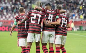 À medida que os gols saíam, torcida se mostrava mais vibrante. E contou com música da sorte (Foto: Alexandre Vidal / Flamengo)