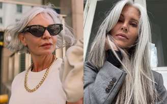 Influenciadoras de cabelo grisalho