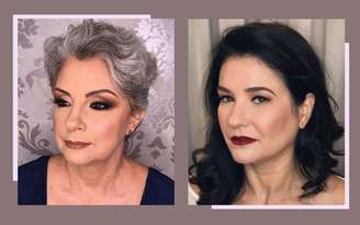 Exemplos de maquiagem em pele madura