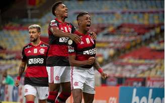 Bruno Henrique marcou o primeiro gol do Flamengo no Maracanã (Foto: Alexandre Vidal / Flamengo)