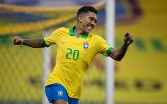Firmino fez o primeiro gol do Brasil na partida (Foto: Lucas Figueiredo/CBF)