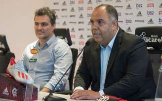 Spindel e Braz estão em Portugal na busca pelo novo técnico do Flamengo (Foto: Alexandre Vidal/Flamengo)