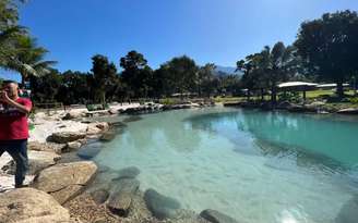 Lago artificial na mansão de Neymar em Mangaratiba está embargado devido a infrações ambientais