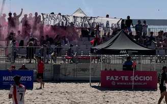 Torcedores do Leixões protestam contra aquisição do Flamengo