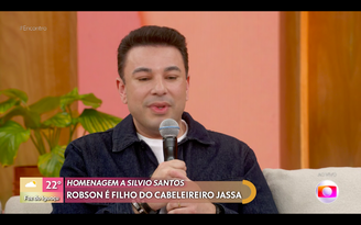 Robson Jassa, 45, filho do cabeleireiro oficial de Silvio Santos, o Jassa 'pai'