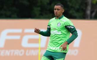 Michel, zagueiro do Palmeiras. 