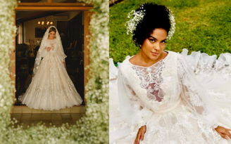 Maria de Fátima usou vestido emprestado pela influenciadora Thássia Naves em 'Vale Tudo'