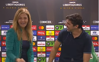 Leila invade coletiva com Abel: 'Esse homem sabe o que faz'