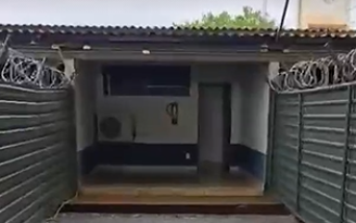 Entrada para cela de Bolsonaro, na Papudinha, pelo quintal