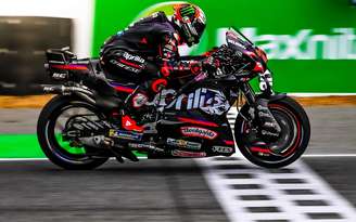 Marco Bezzecchi durante classificatório em Buriram