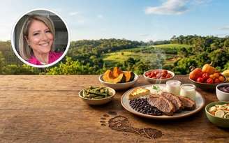 Pegada de carbono dos alimentos.