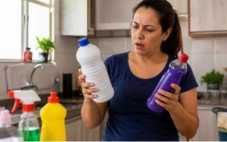 O que não pode misturar com água sanitária