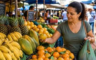 Frutas baratas em junho