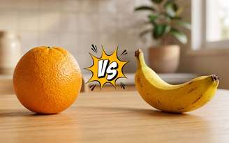 Laranja ou banana depois do almoço
