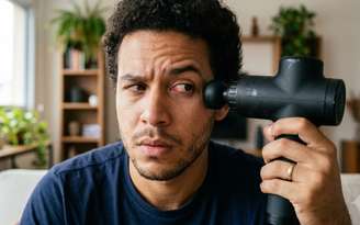 Massageador nos olhos / SaúdeLab