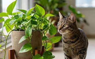 Planta jiboia é tóxica para gatos? / SaúdeLab