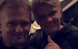 Alf-Inge Haaland e o filho Erling Haaland