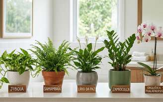 Plantas para banheiro