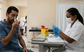 Pode tomar a vacina de sarampo estando gripado? / SaúdeLab