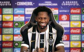 Fred durante apresentação 