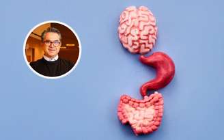 Saúde mental e intestino. Imagem: Canva PRO