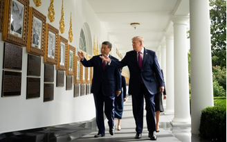 Trump recebeu Xi Jinping na Casa Branca 