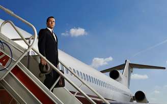 O ator Jon Hamm como o Don Draper, na sétima temporada da série 'Mad Men'