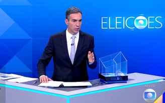Tralli em ação no debate da Globo