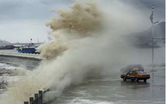 O tufão Usagi é a tempestade mais forte a atingir o Pacífico Ocidental neste ano
