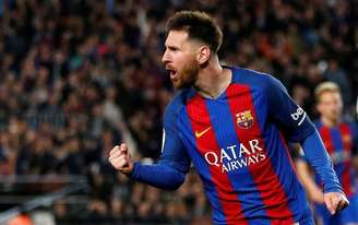 Atacante Lionel Messi do Barcelona durante partida no estádio Camp Nou, na Espanha. 19/03/2017 REUTERS/Juan Medina