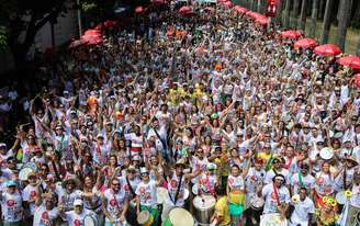 A festa dos foliões no pré-Carnaval do Rio 2020
