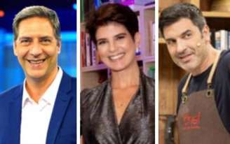 Luís Ernesto Lacombe, Mariana Godoy e Edu Guedes mudaram de emissora em 2020