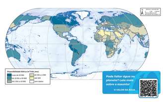 IBGE lança mapa com Brasil no centro do mundo