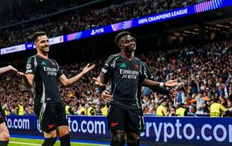 Gol de Saka nas quartas da Champions
