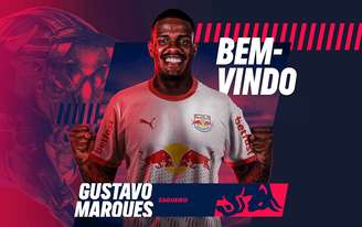 Gustavo Marques é anunciado como novo reforço do Red Bull Bragantino. 