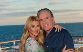 Ana Paula Siebert e Roberto Justus