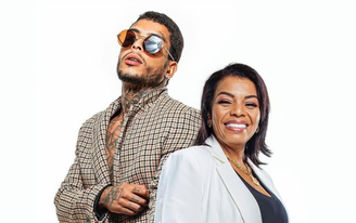 MC Kevin e a mãe, Valquiria Nascimento, conhecida na web como Dona Val