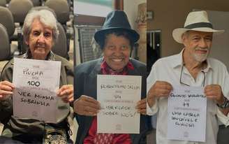 Moradores do Retiro dos Artistas registram presentes de Natal para o fim do ano de 2025