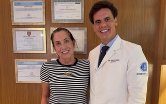 Mãe de Virginia, Margareth Serrão, de 60 anos, fez protocolo de emagrecimento com médico