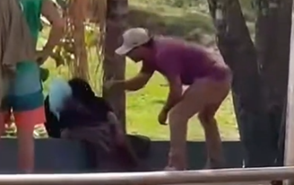 Agressão foi registrada em vídeo que passou a circular entre os moradores de Pirenópolis