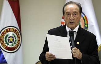 <p>Figueredo, de 81 anos, é atual presidente da Conmebol</p>