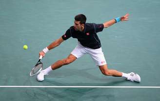 <p>Djokovic teve poucas dificuldades diante de rival suíço</p>
