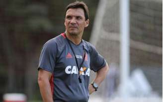 Técnico Zé Ricardo em treino do Flamengo (Foto: Gilvan de Souza/Flamengo)